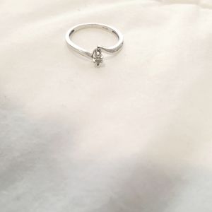 White gold ring